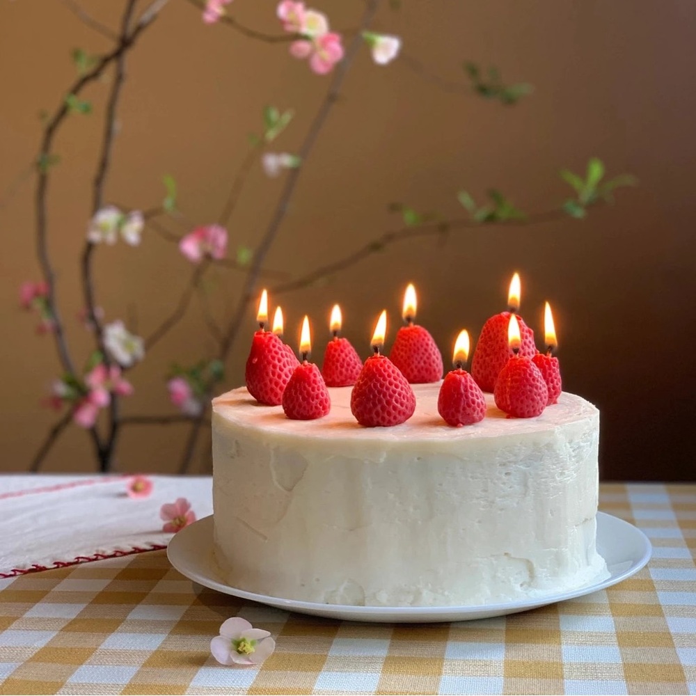 Strawberry Candles 🍓